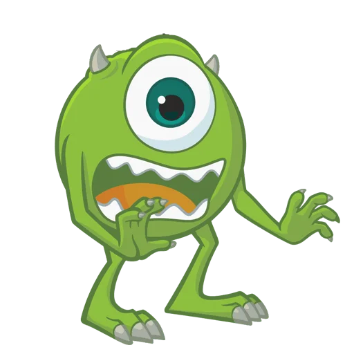 😱 Стикер «Monsters Inc» для Telegram