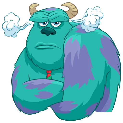 😤 Стикер «Monsters Inc» для Telegram