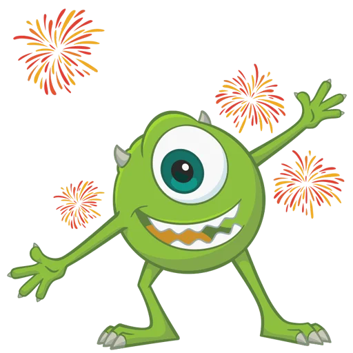 🎊 Стикер «Monsters Inc» для Telegram