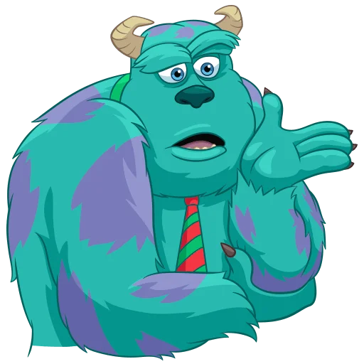 😮‍💨 Стикер «Monsters Inc» для Telegram