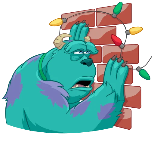 🥴 Стикер «Monsters Inc» для Telegram