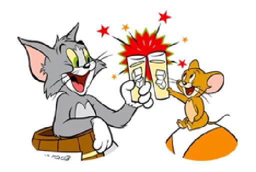 😛 Стикер «Tom and Jerry» для Telegram