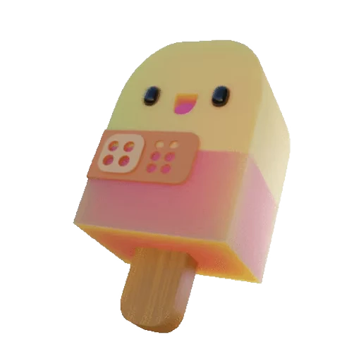 🍦 Стикер «Cartoon» для Telegram