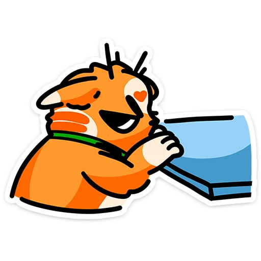 ⭐ Стикер «Рыжий кот Кешбэкс» для Telegram