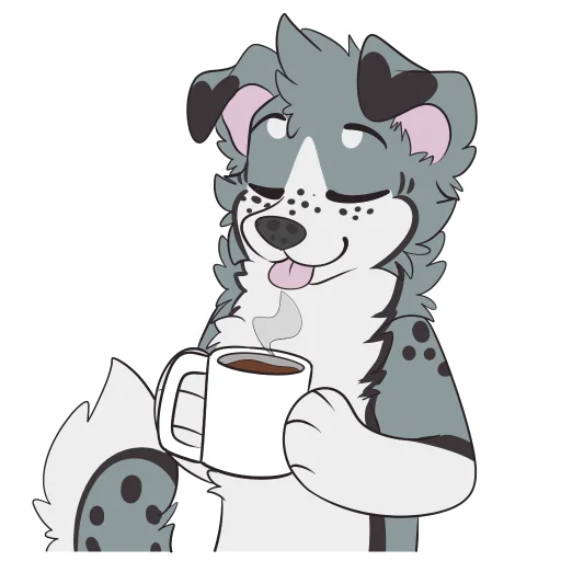 ☕️ Стикер «Cashmere» для Telegram