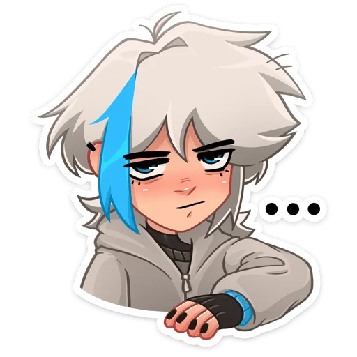 😕 Стикер «Кесси» для Telegram