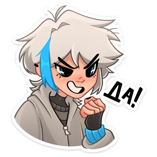 😈 Стикер «Кесси» для Telegram