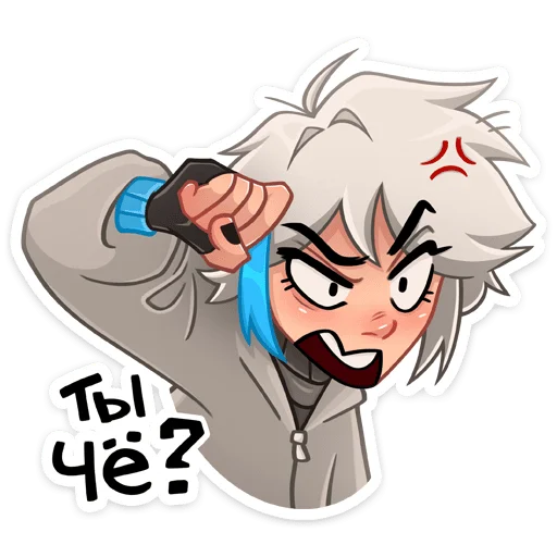 👊 Стикер «Кесси» для Telegram