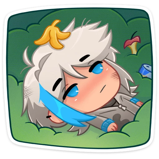 😣 Стикер «Кесси» для Telegram