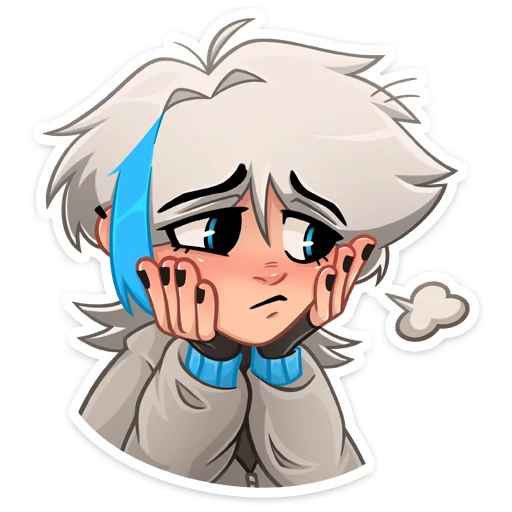 😮‍💨 Стикер «Кесси» для Telegram