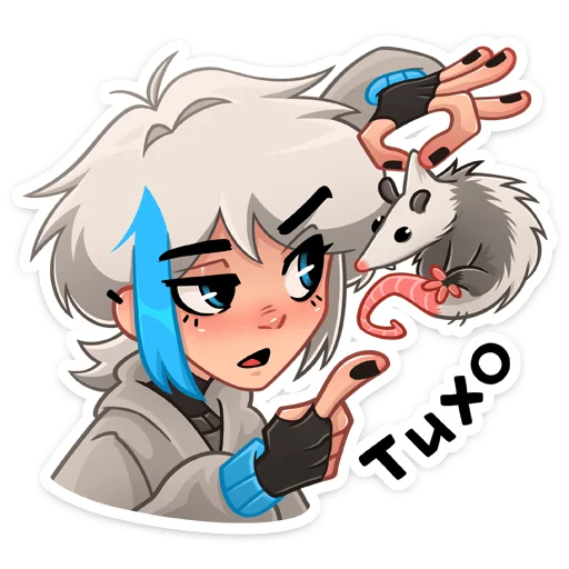 🤫 Стикер «Кесси» для Telegram