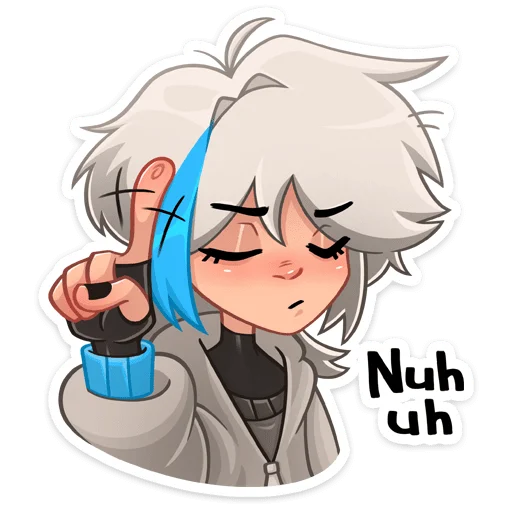 ☝️ Стикер «Кесси» для Telegram
