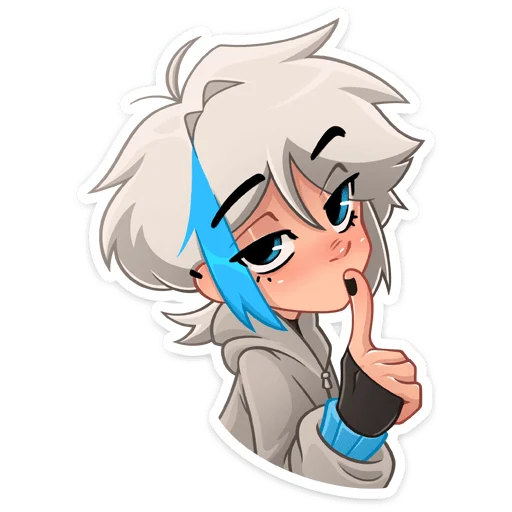 🤫 Стикер «Кесси» для Telegram