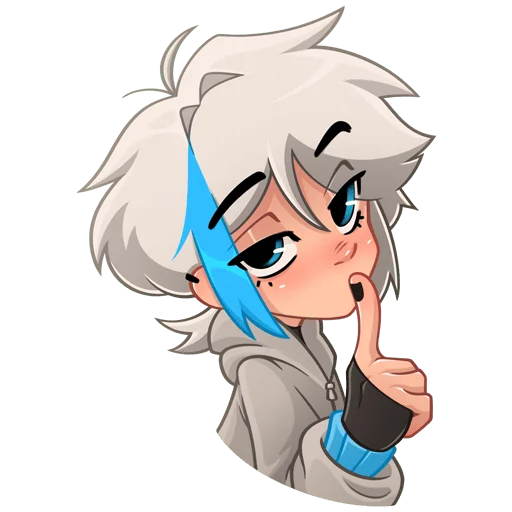 🤫 Стикер «Кесси без текста» для Telegram