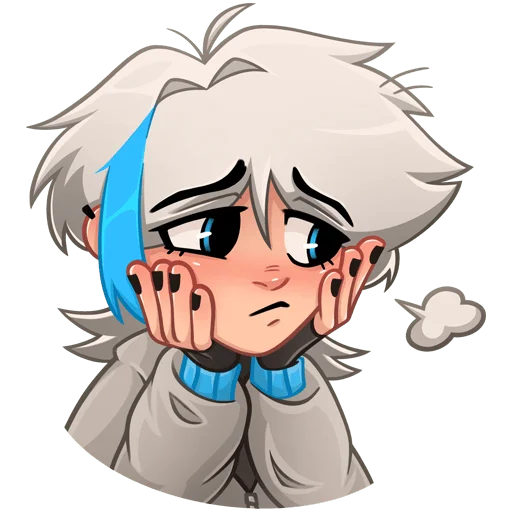 😮‍💨 Стикер «Кесси без текста» для Telegram