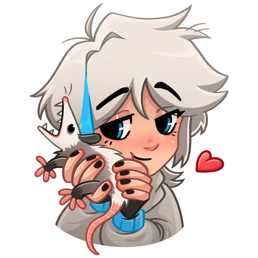 😘 Стикер «Кесси без текста» для Telegram
