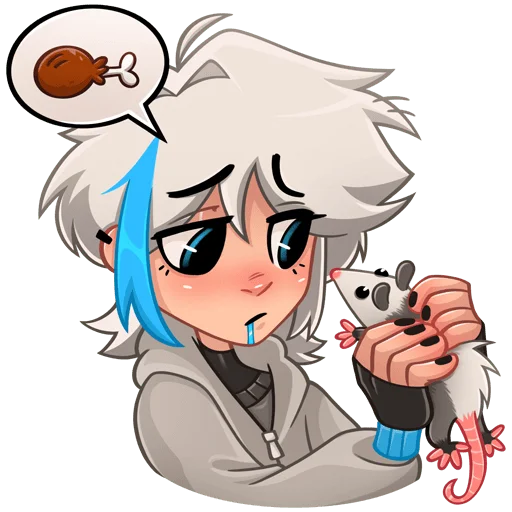 🍖 Стикер «Кесси без текста» для Telegram
