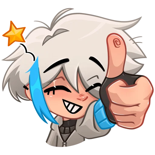 👍 Стикер «Кесси без текста» для Telegram