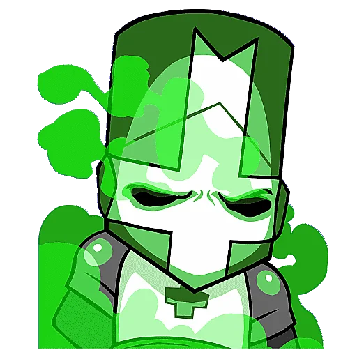 🌲 Стикер «CASTLE CRASHERS» для Telegram