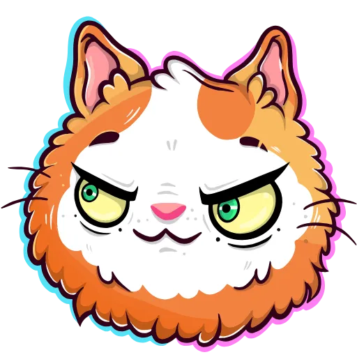 Стикер 3 Кот Лекс