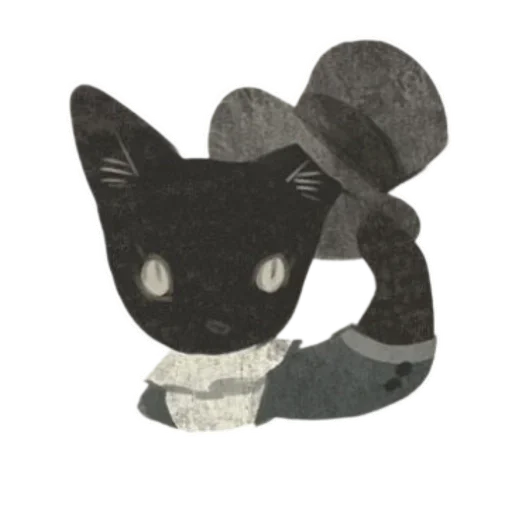 🎩 Стикер «Cat and Rabbit in Wonderland» для Telegram