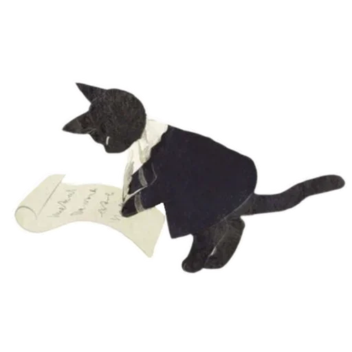 📝 Стикер «Cat and Rabbit in Wonderland» для Telegram