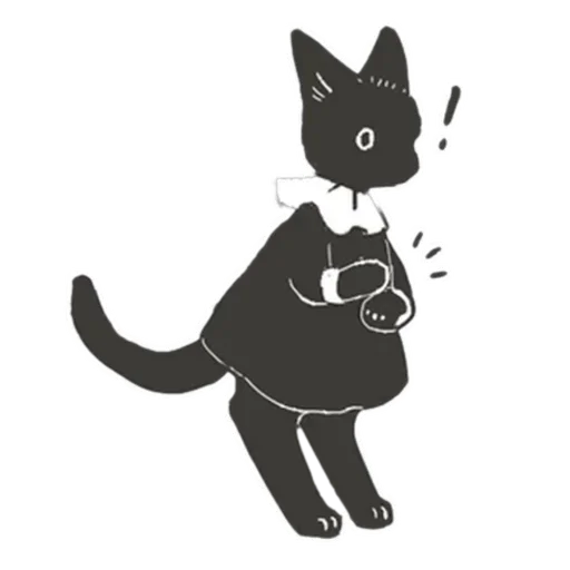 ❗️ Стикер «Cat and Rabbit in Wonderland» для Telegram