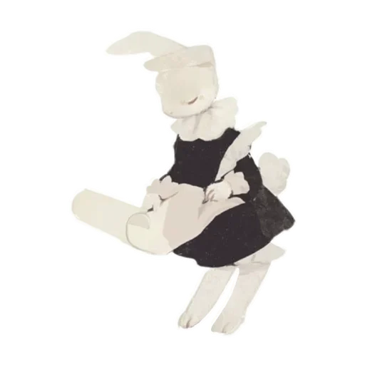 📝 Стикер «Cat and Rabbit in Wonderland» для Telegram
