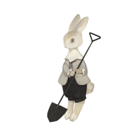 🌎 Стикер «Cat and Rabbit in Wonderland» для Telegram