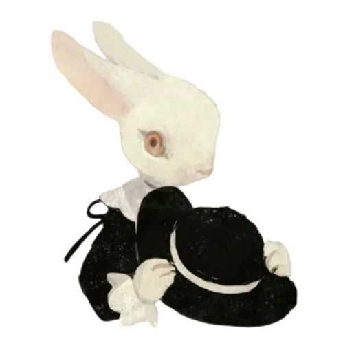 👒 Стикер «Cat and Rabbit in Wonderland» для Telegram