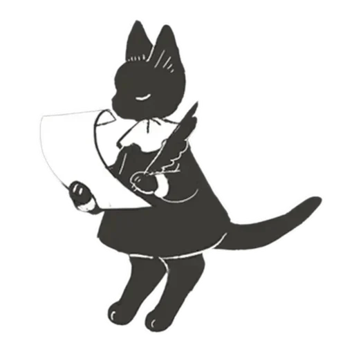 📝 Стикер «Cat and Rabbit in Wonderland» для Telegram