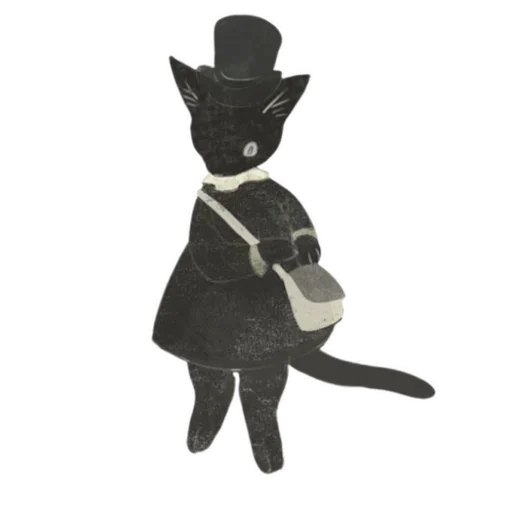 👜 Стикер «Cat and Rabbit in Wonderland» для Telegram
