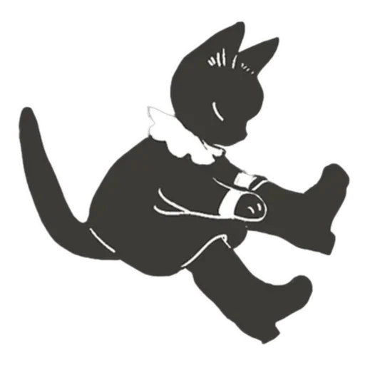 👢 Стикер «Cat and Rabbit in Wonderland» для Telegram