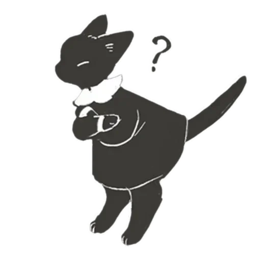 ❓ Стикер «Cat and Rabbit in Wonderland» для Telegram