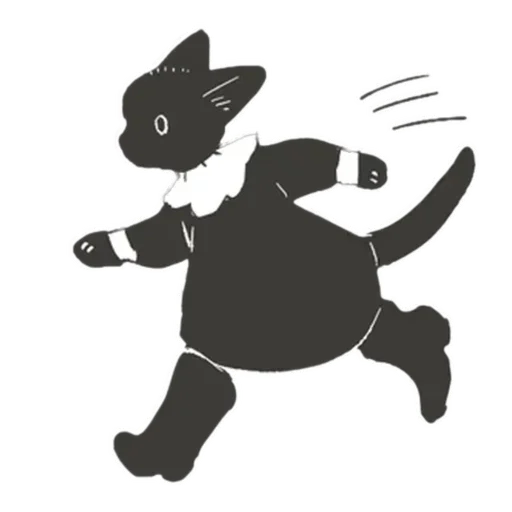 🏃‍♀️ Стикер «Cat and Rabbit in Wonderland» для Telegram