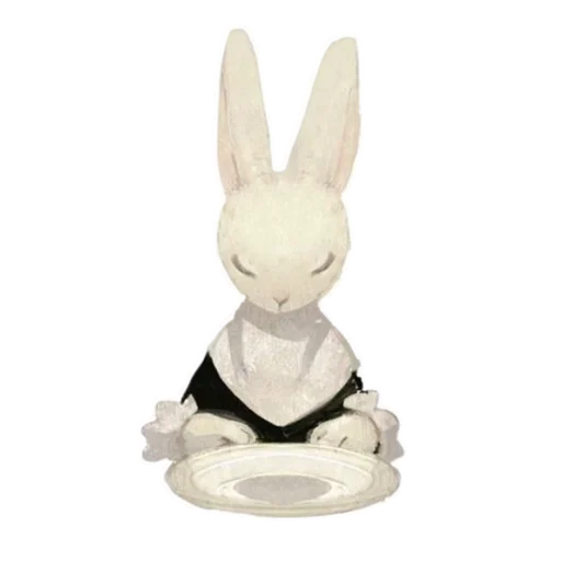 🍽️ Стикер «Cat and Rabbit in Wonderland» для Telegram