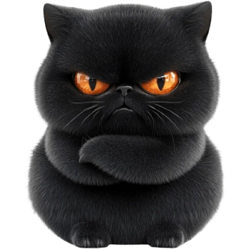 😤 Стикер «Угрюмый кот» для Telegram