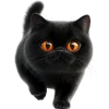 🐈‍⬛️ Эмодзи «Угрюмый кот» для Telegram