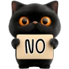 🙅‍♂ Эмодзи «Угрюмый кот» для Telegram