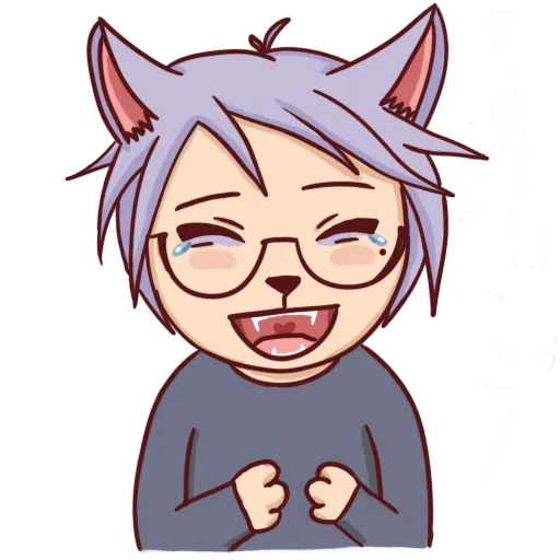 Стикерпак Cat boy for you для Telegram