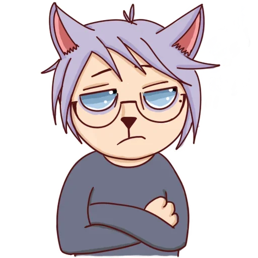 😳 Стикер «Cat boy for you» для Telegram