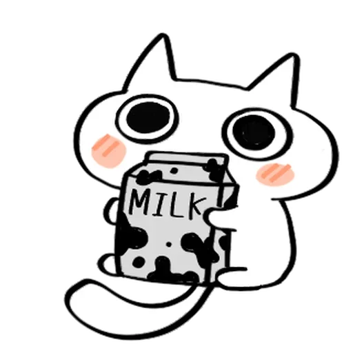 🥛 Стикер «my cat Bryan» для Telegram
