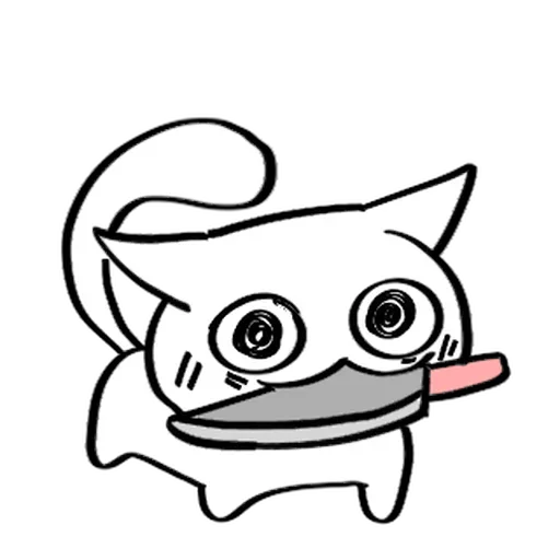 🔪 Стикер «my cat Bryan» для Telegram