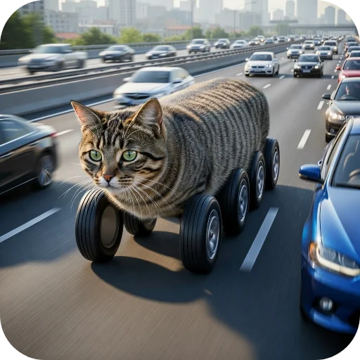 🚛 Стикер «Cars animals» для Telegram