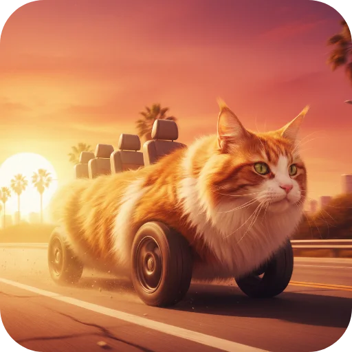 🚚 Стикер «Cars animals» для Telegram