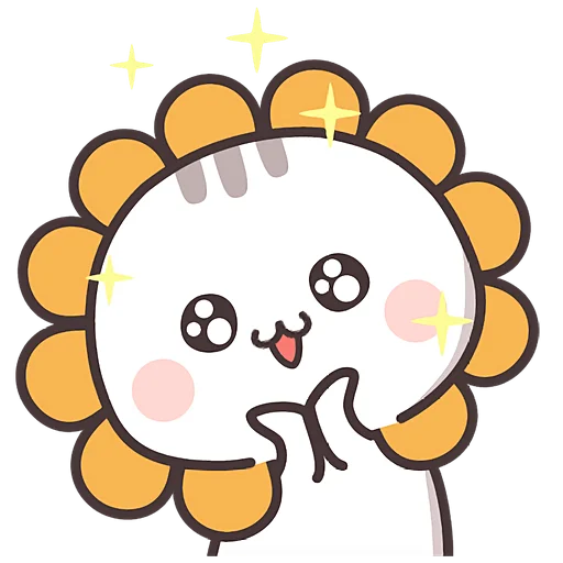 ☀ Стикер «Милашка кэт» для Telegram