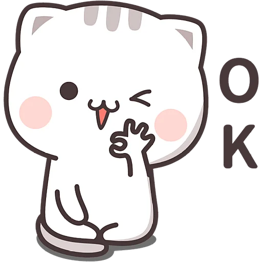 👌 Стикер «Милашка кэт» для Telegram