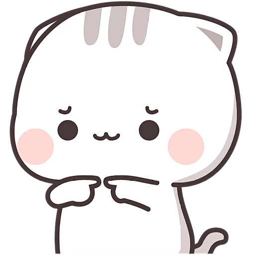 🥹 Стикер «Милашка кэт» для Telegram