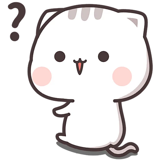 🤔 Стикер «Милашка кэт» для Telegram