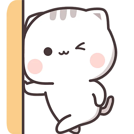 😉 Стикер «Милашка кэт» для Telegram